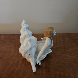 Vintage Ceramic Mermaid Ornament