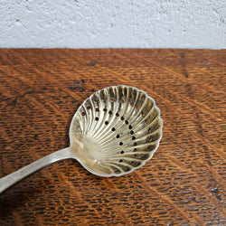 Mother of Pearl & EPNS Silver Sifting Spoon | Antique & Vintage | Moonee Ponds Antiques | Australia Wide Delivery