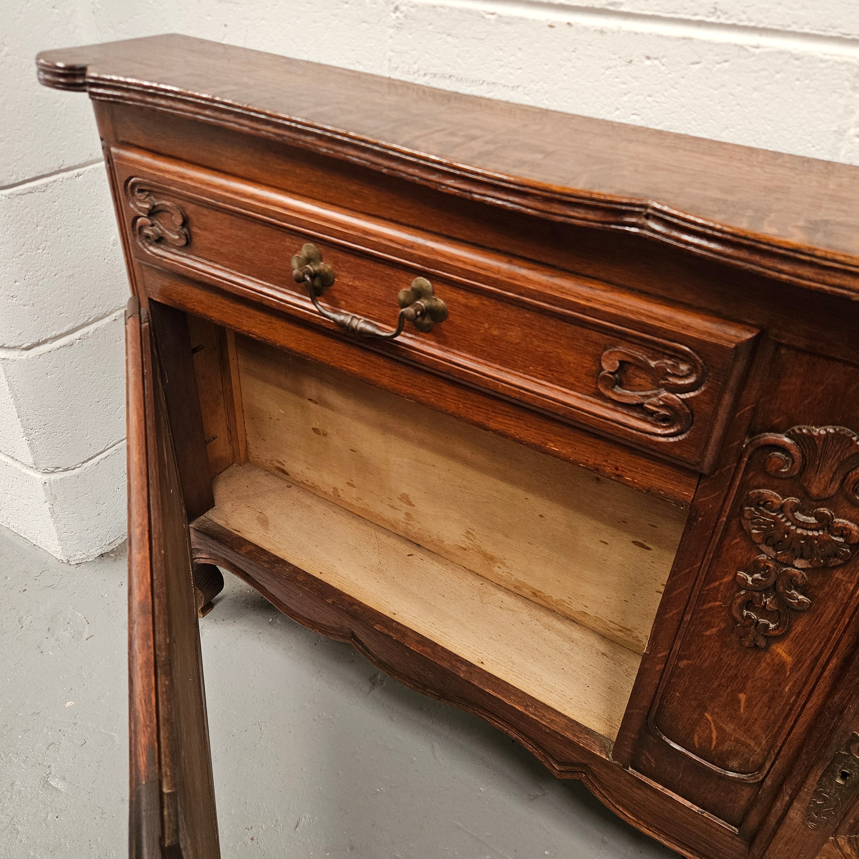 Louis XVth Style Custom Narrow Side Cabinet/Sideboard | Antique & Vintage | Moonee Ponds Antiques | Australia Wide