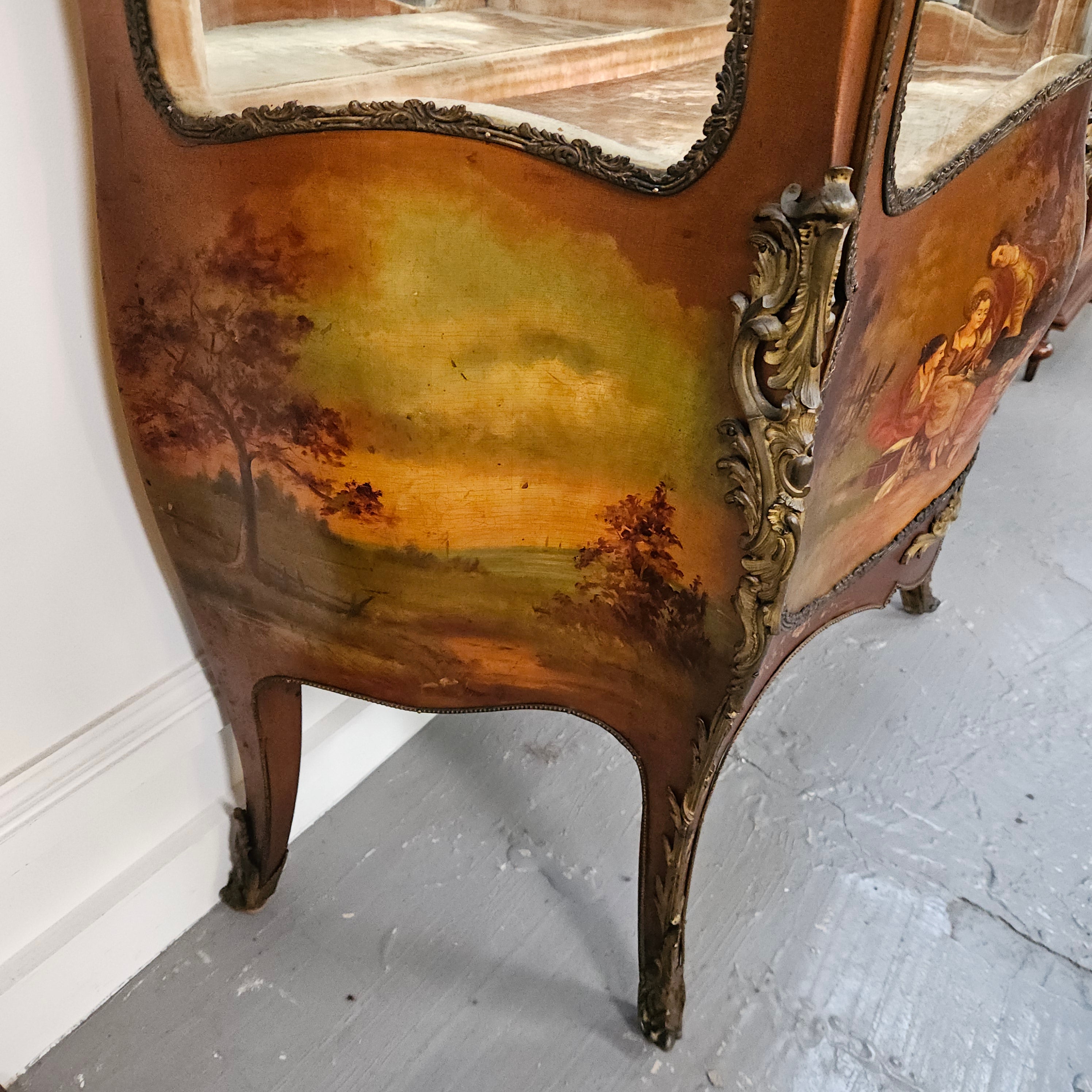 French Verni Martin Display Cabinet | Antique & Vintage | Moonee Ponds Antiques | Australia Wide Delivery