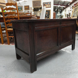 French Oak Blanket Chest Early 19th Century