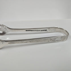 Chinese Export Sterling Silver Sugar Tongs | Antique & Vintage | Moonee Ponds Antiques | Australia Wide Delivery