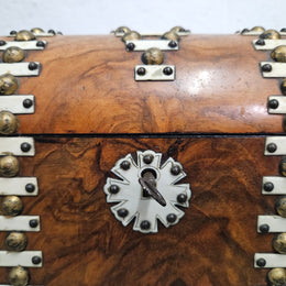 Victorian Walnut Stationary Box