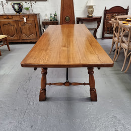 French Spanish Style Oak Farmhouse Table