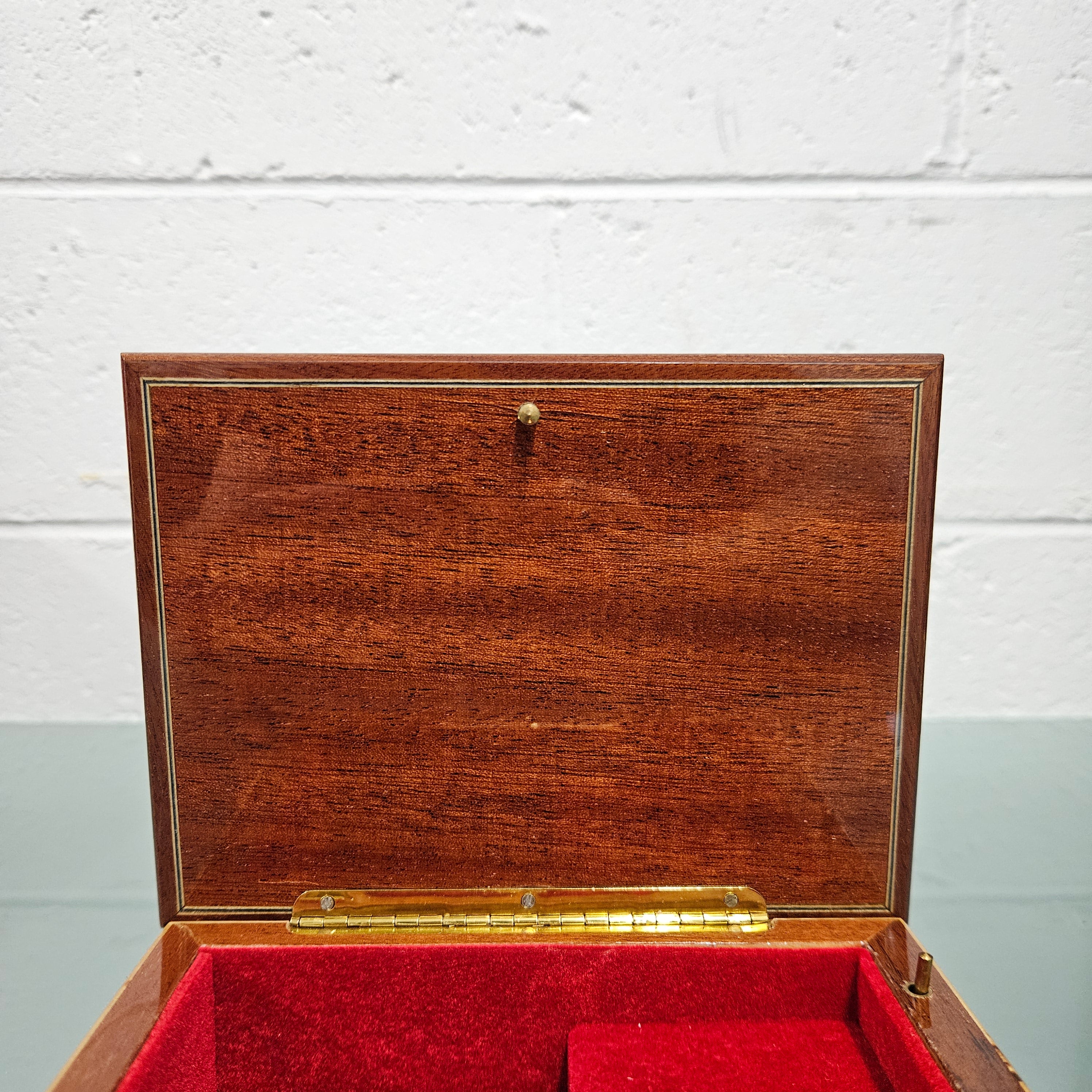 Vintage Italian Sorrento Ware Inlaid Musical Jewelry Box | Antique & Vintage | Moonee Ponds Antiques | Australia Wide Delivery