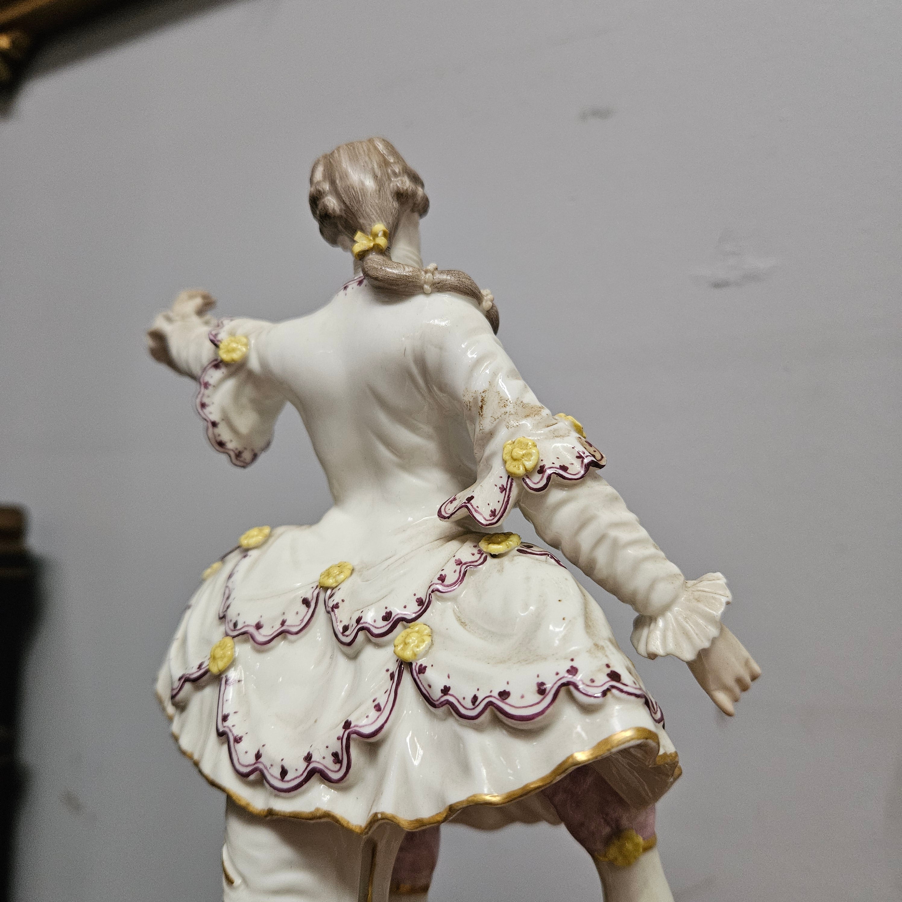 Rare Nymphenburg Antique Rococo-Style Figure