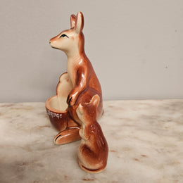 Vintage Kangaroo & Joey Salt and Pepper Shakers