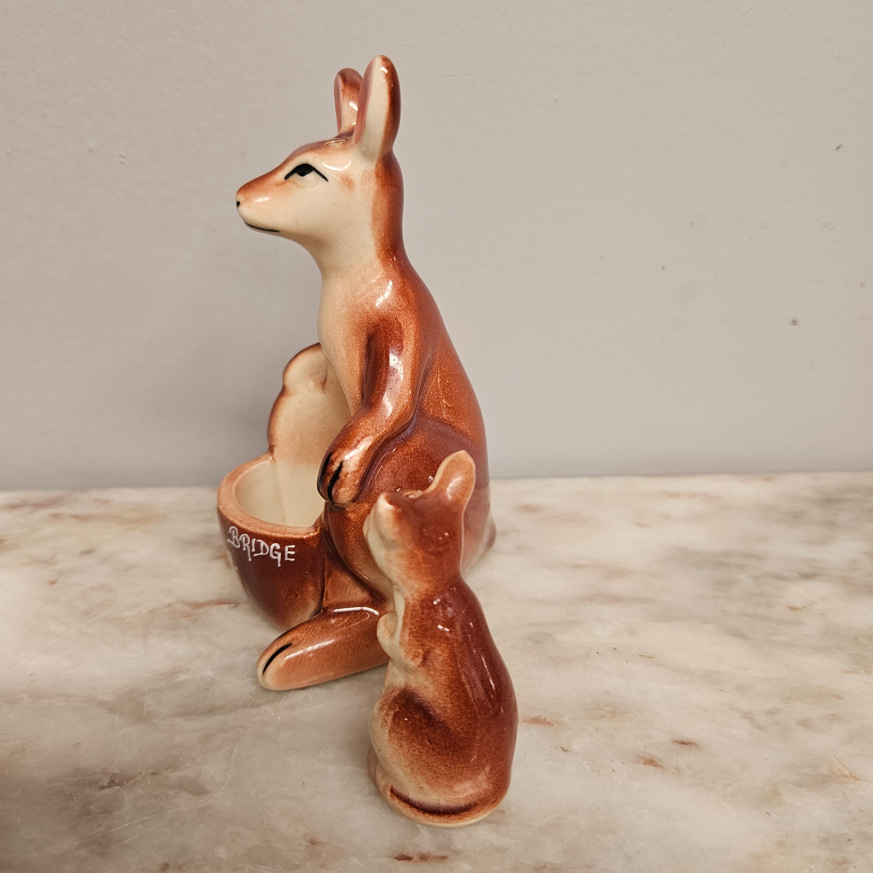 Vintage Kangaroo & Joey Salt and Pepper Shakers | Antique & Vintage | Moonee Ponds Antiques | Australia Wide Delivery