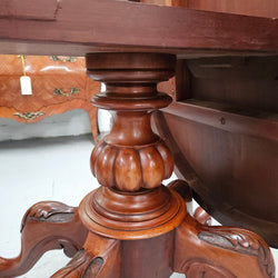 Victorian Oval Mahogany Loo Table | Antique & Vintage | Moonee Ponds Antiques | Australia Wide Delivery