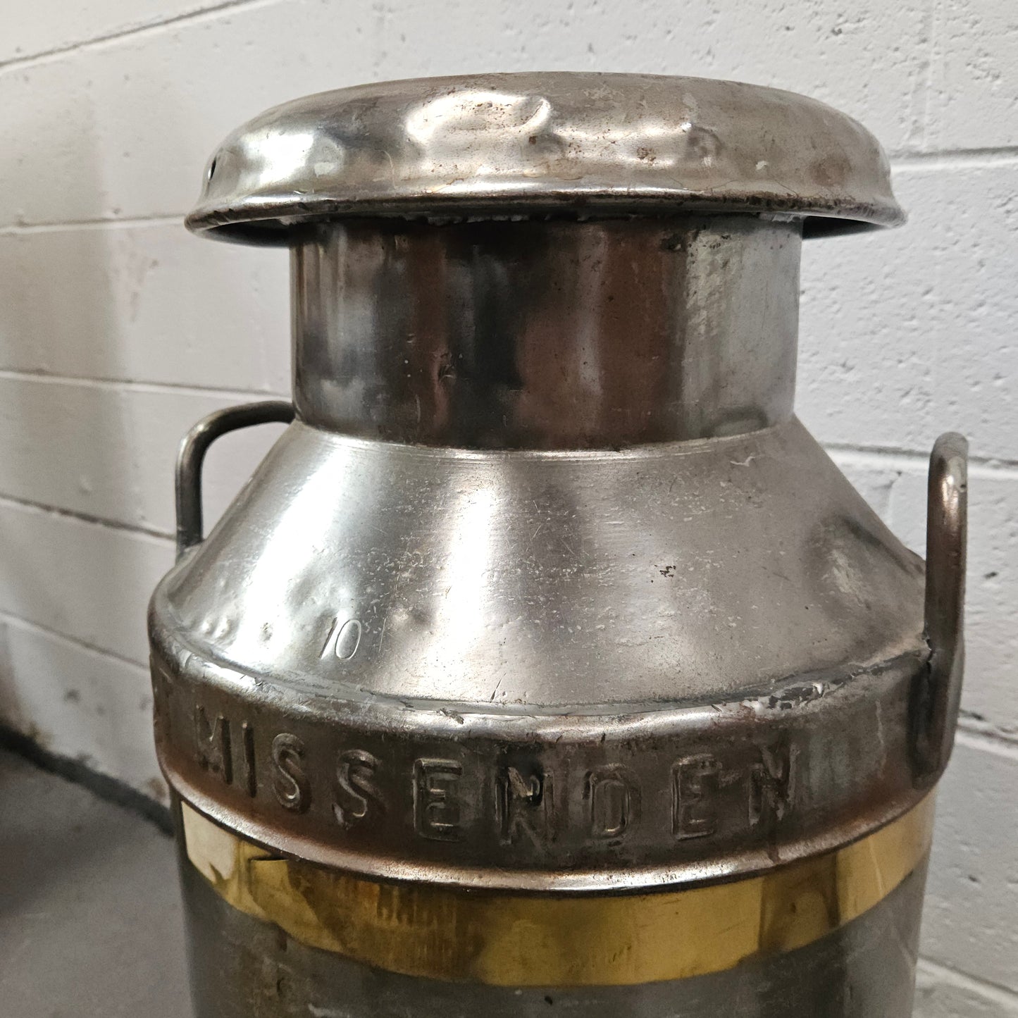 Large Metal Milk Canister/Churn