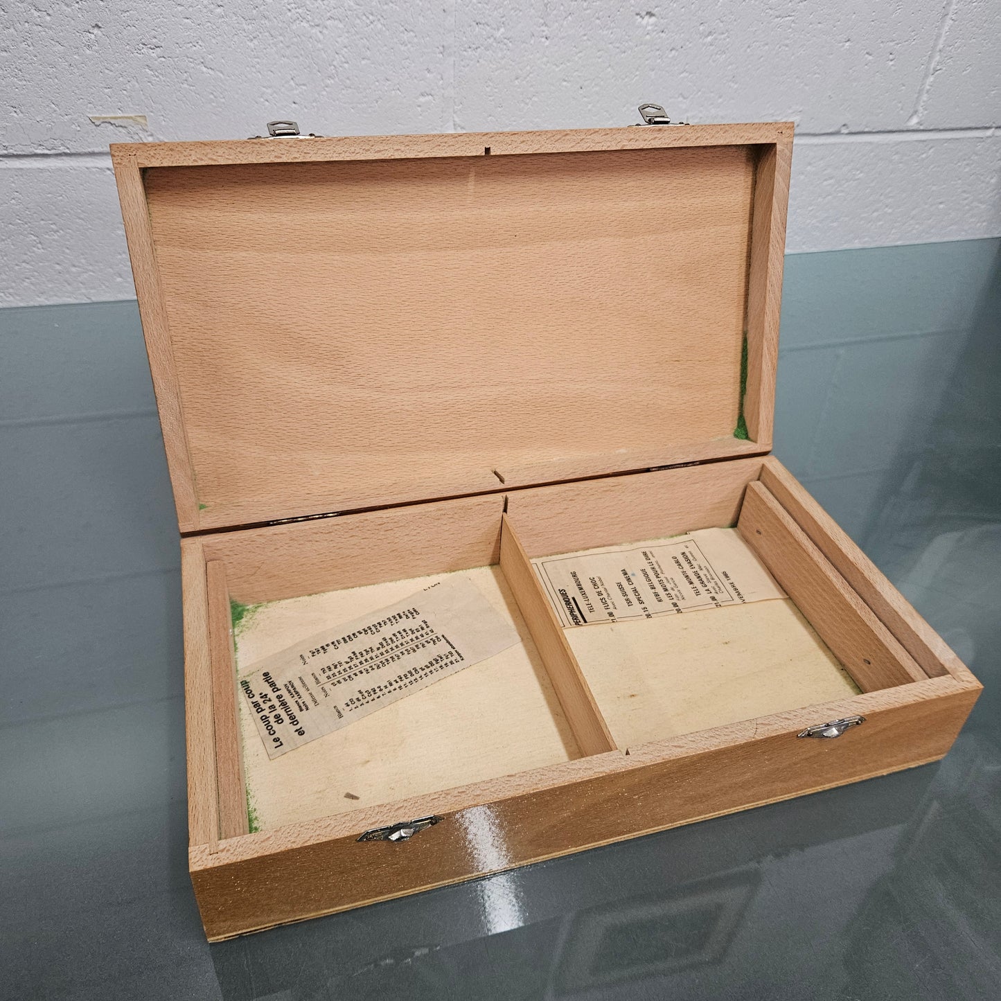 Vintage French Boxed Wooden Chess Set