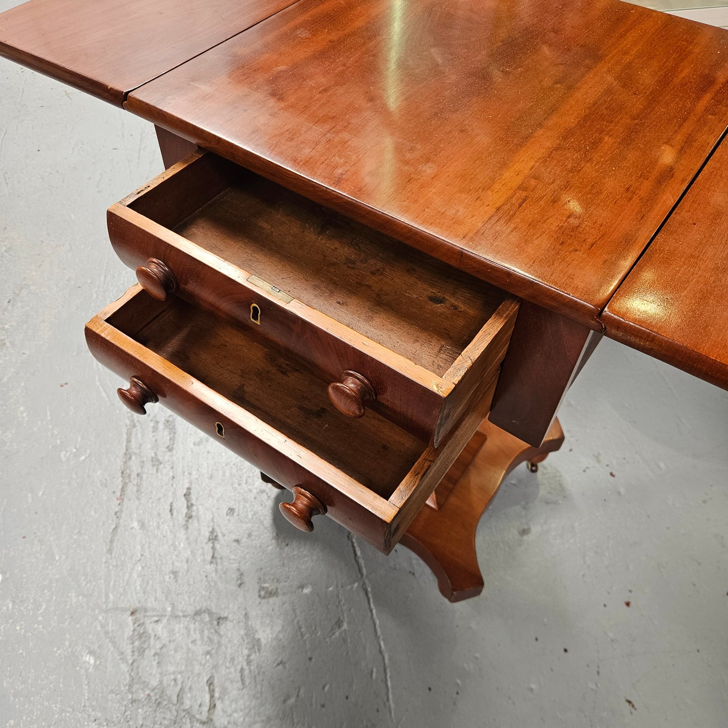 William IV Mahogany Sewing/Work Table