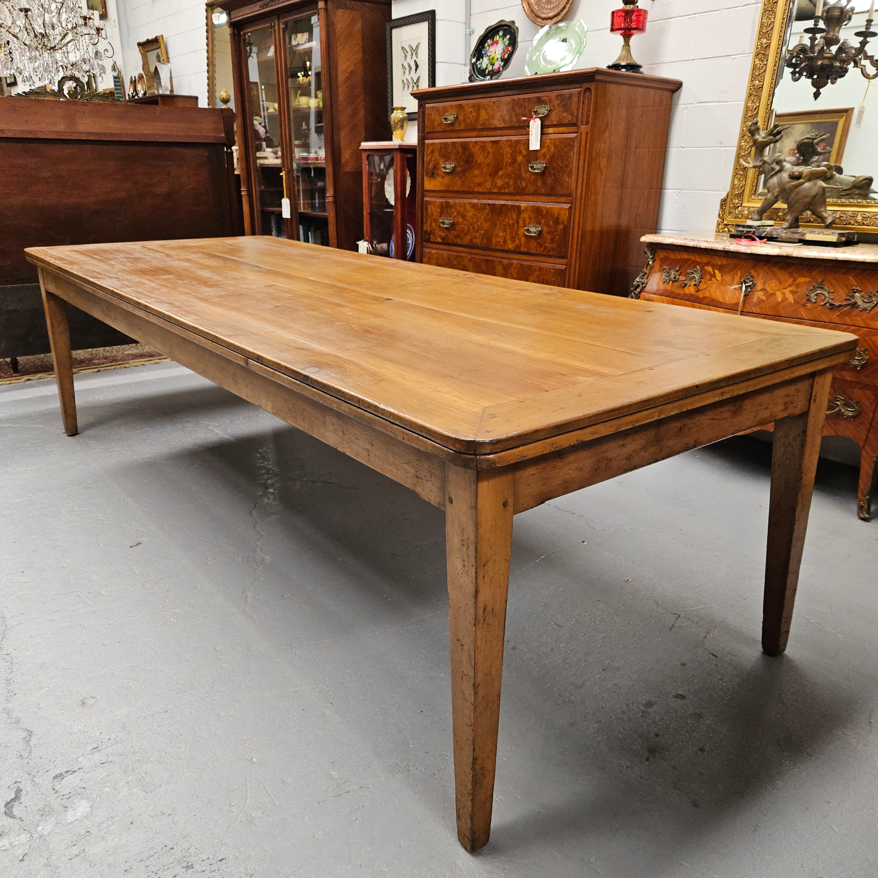 Early 2.8 Meter Tasmanin Huon Pine Farmhouse Dining Table | Antique & Vintage | Moonee Ponds Antiques | Australia Wide Delivery