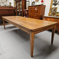 Early 2.8 Meter Tasmanin Huon Pine Farmhouse Dining Table | Antique & Vintage | Moonee Ponds Antiques | Australia Wide Delivery