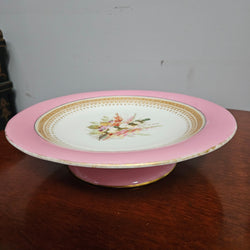 Antique Royal Worcester Hand Painted Comport