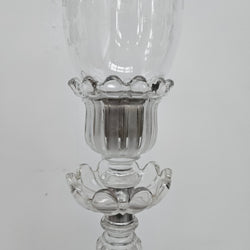 French Baccarat Crystal Hurricane Candle Lamp | Antique & Vintage | Moonee Ponds Antiques | Australia Wide Delivery