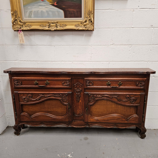 Louis XVth Style Custom Narrow Side Cabinet/Sideboard