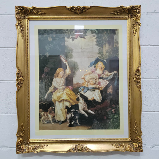 Decorative Gilt Framed Print