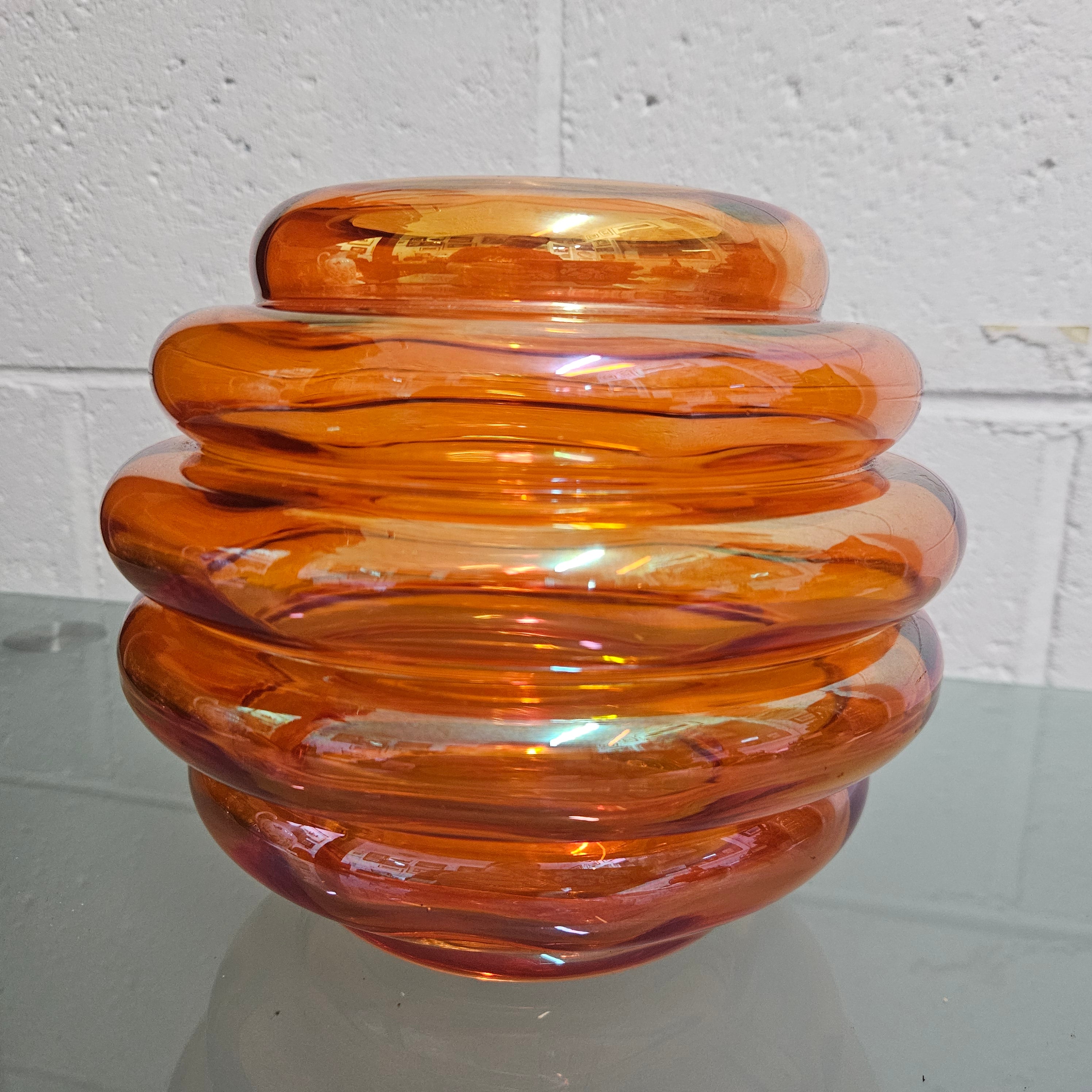 Vintage Carnival Glass Bowl\Vase | Antique & Vintage | Moonee Ponds Antiques | Australia Wide Delivery