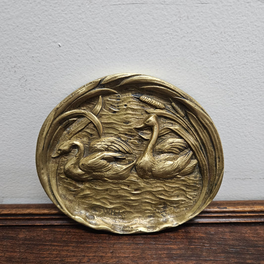 Art Nouveau Bronze Trinket Dish