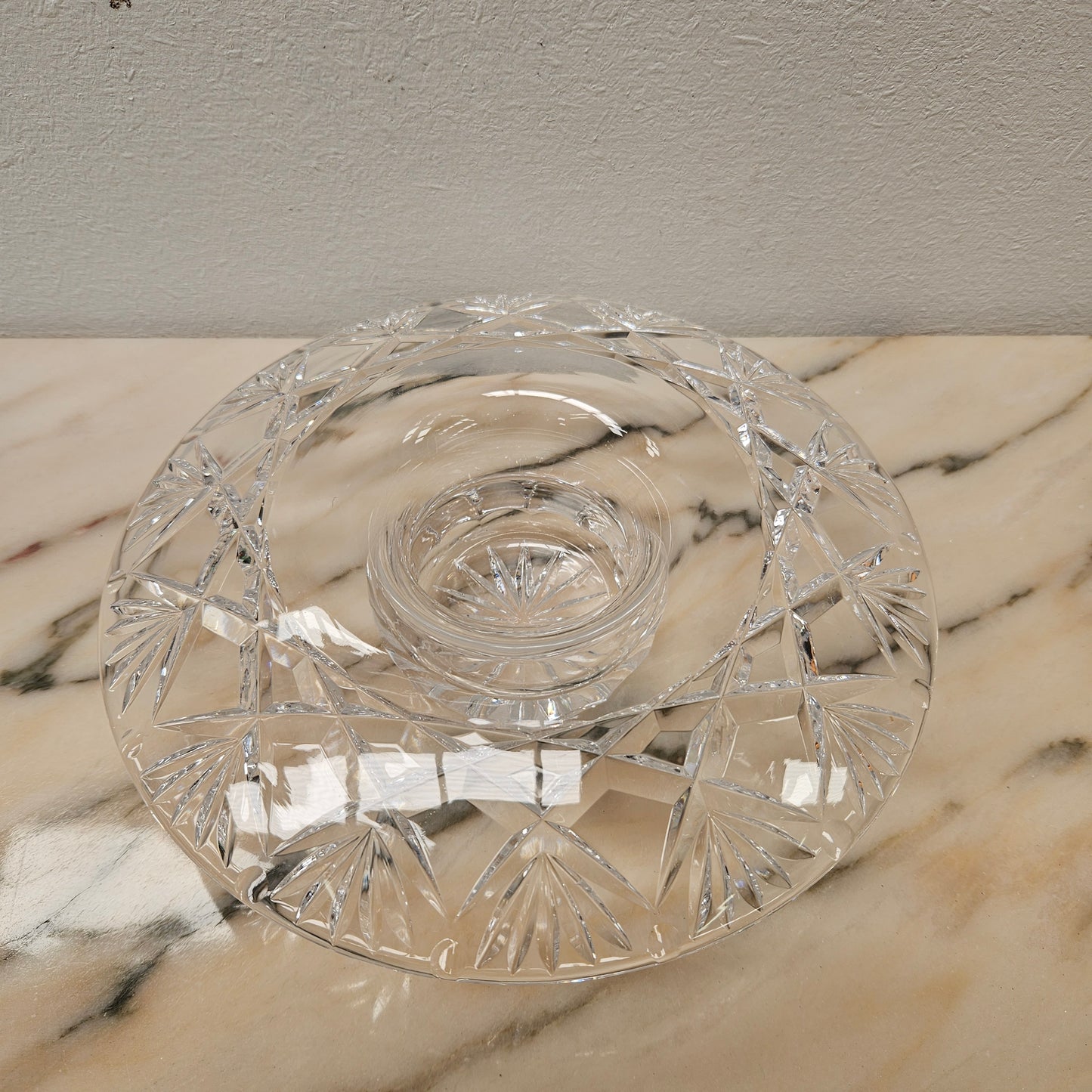 Vintage Hand Cut Crystal Posy Vase