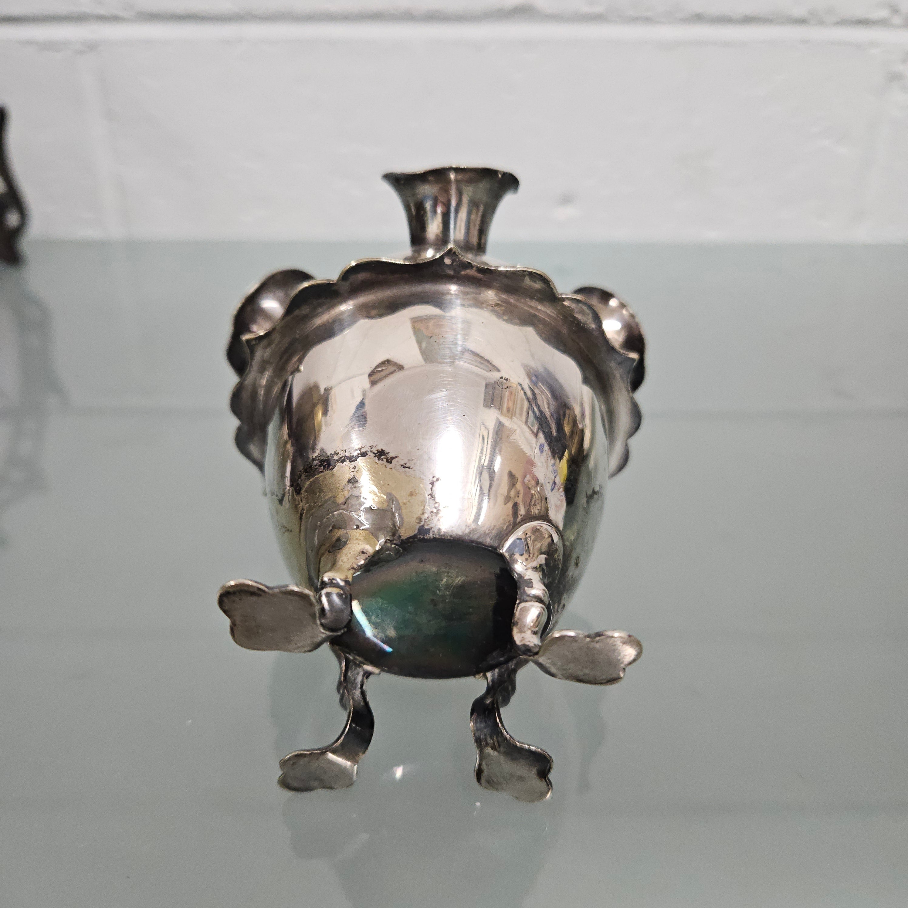 Unusual Victorian Silver Plated Flower Vase | Antique & Vintage | Moonee Ponds Antiques | Australia Wide Delivery