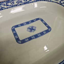 Victorian Blue&White Tureen and Meat Plate