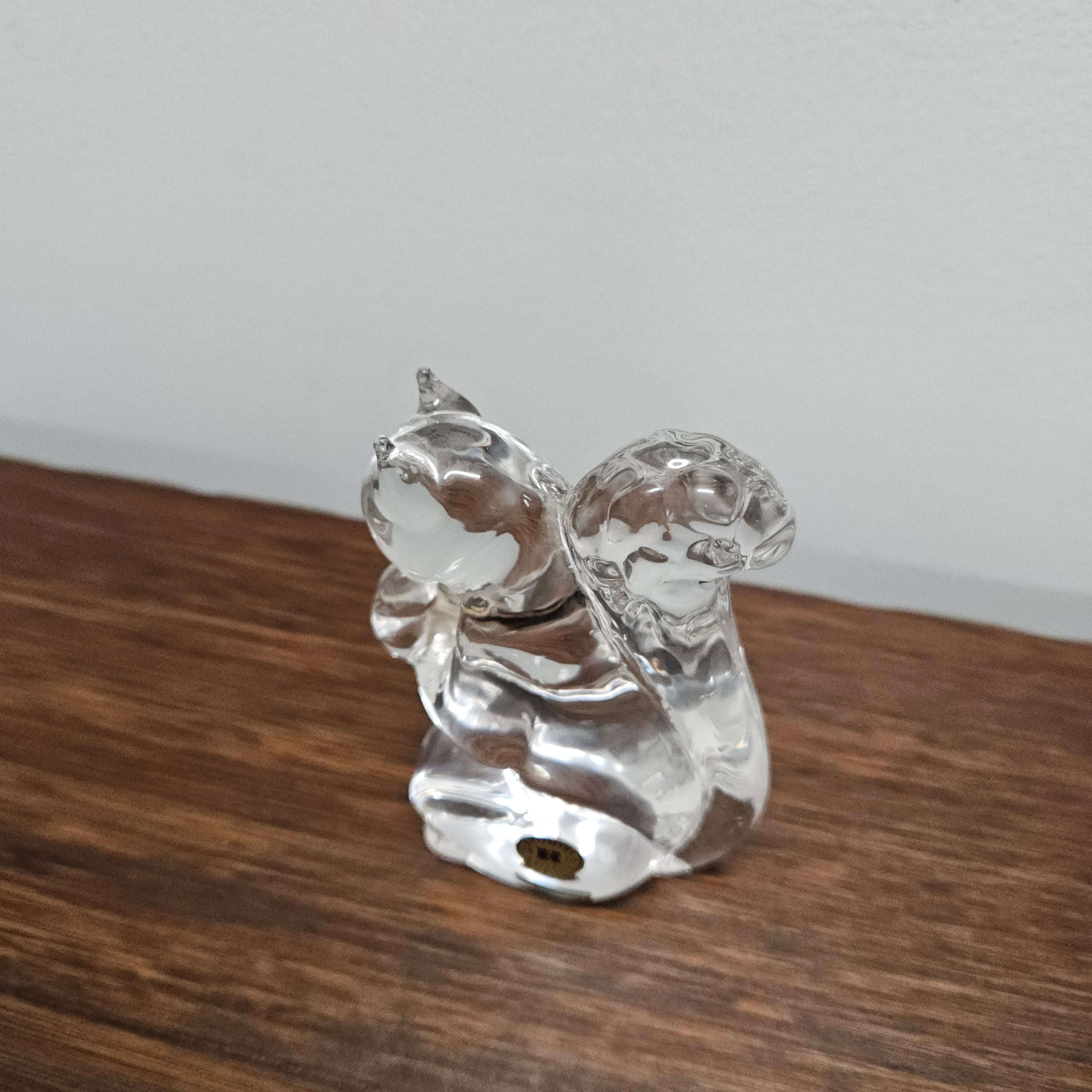 Reijmyre Kristal Sweden Glass Squirrel | Antique & Vintage | Moonee Ponds Antiques | Australia Wide Delivery