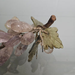 Vintage Cluster Of Amethyst & Jade Grapes & Leaves | Antique & Vintage | Moonee Ponds Antiques | Australia Wide Delivery