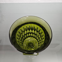 Vintage Green Glass Vase/Boblet | Antique & Vintage | Moonee Ponds Antiques | Australia Wide Delivery