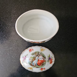 Vintage Victoria China Covered Trinket Box | Antique & Vintage | Moonee Ponds Antiques | Australia Wide Delivery