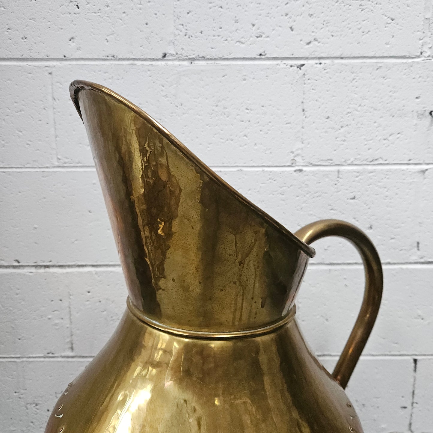 Copper and Brass French Jug