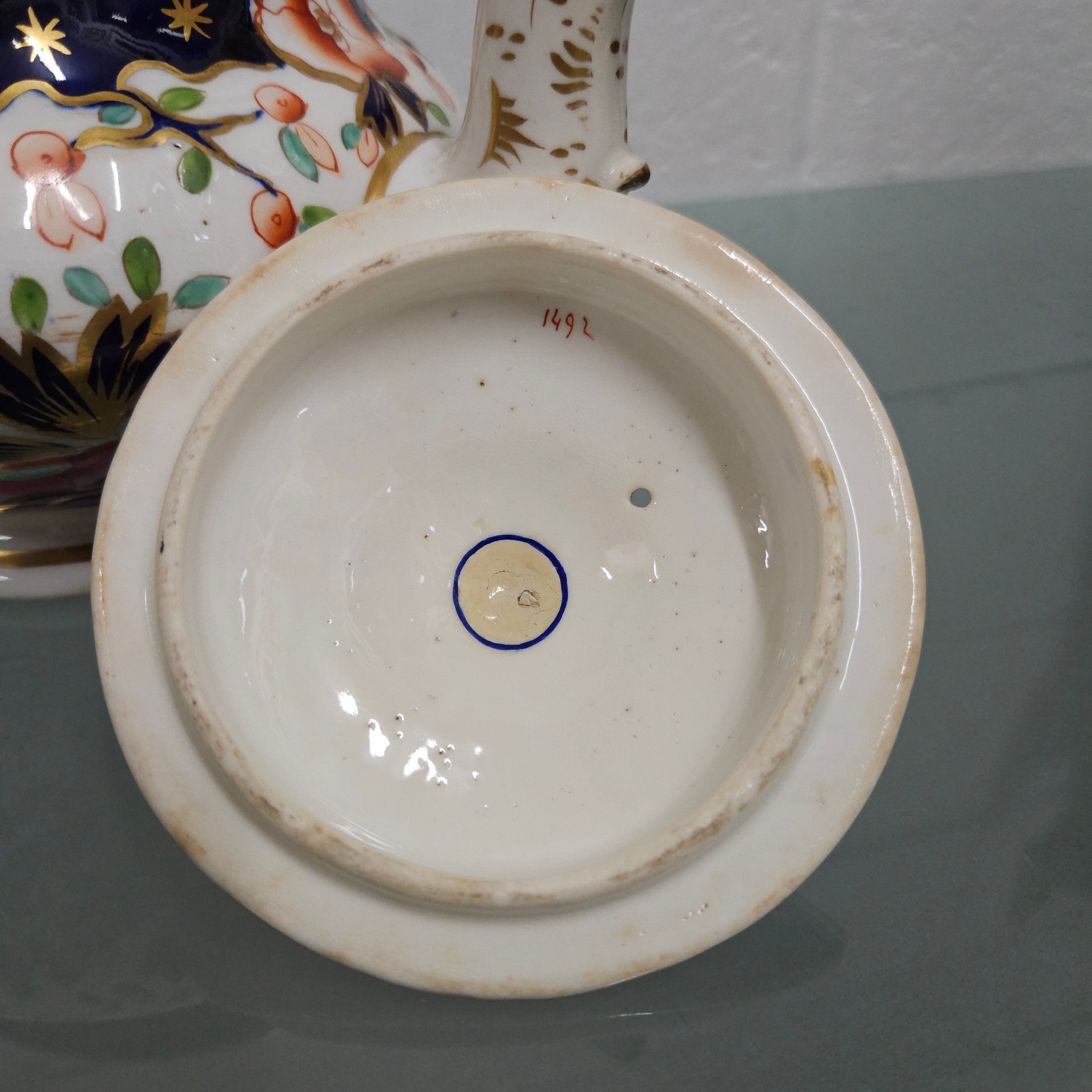 Antique Ridgway Porcelain Hand Painted Gilt & Floral Decorated Teapot Circa 1825 | Antique & Vintage | Moonee Ponds Antiques | Australia Wide Delivery