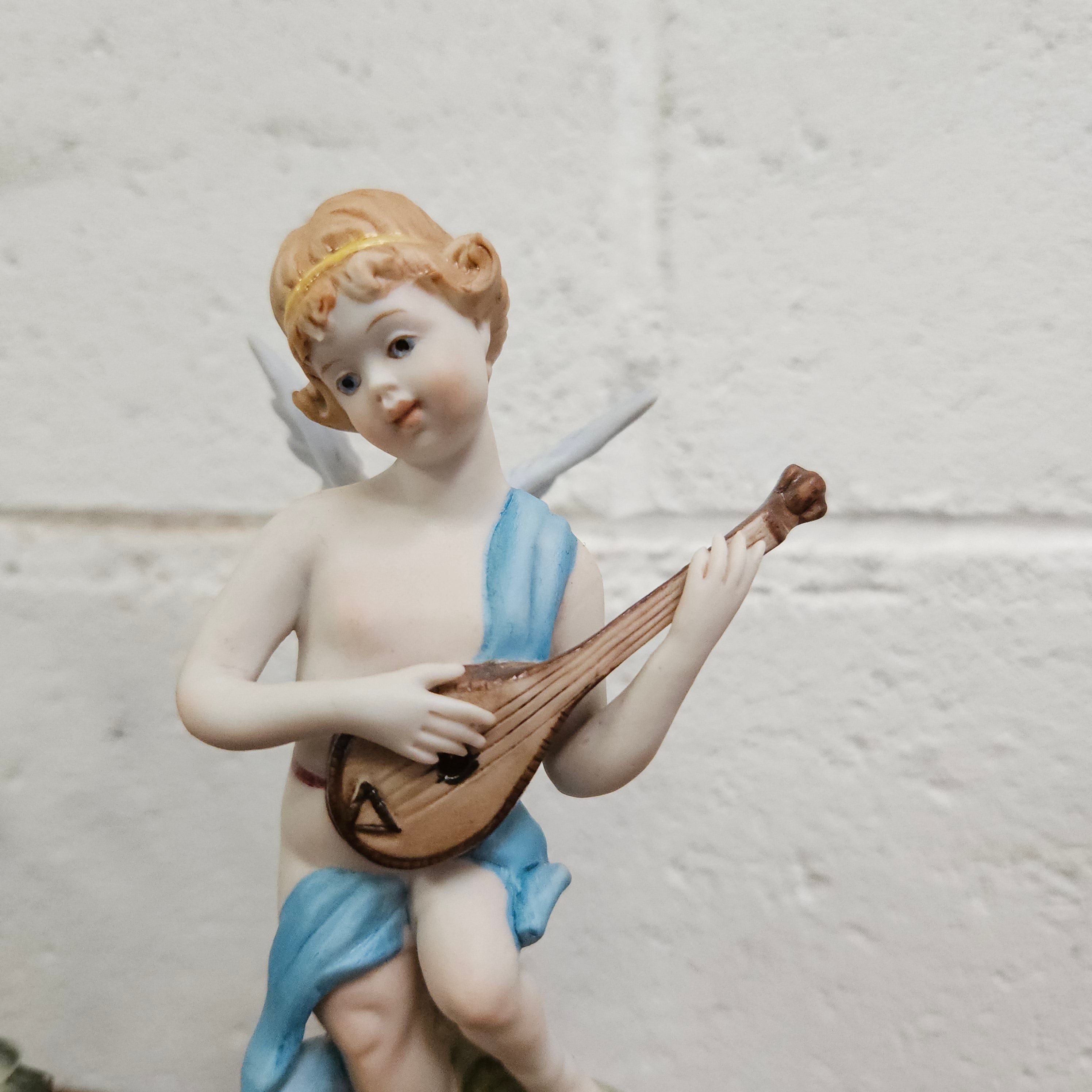 Set of Three Capodimonte Angle Figurines | Antique & Vintage | Moonee Ponds Antiques | Australia Wide Delivery