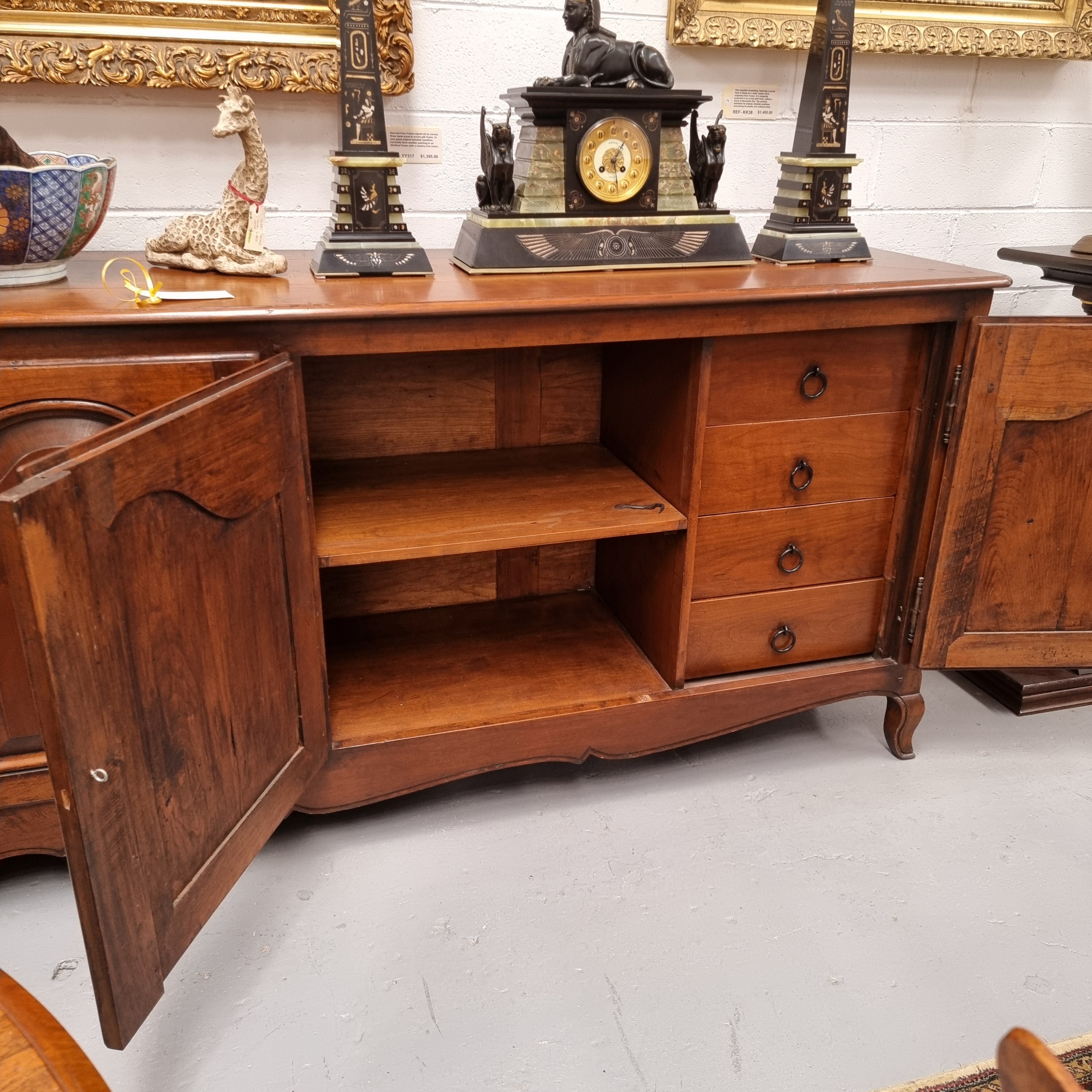 Magnificent Vintage French High Quality Custom Made Five Door Sideboard | Antique & Vintage | Moonee Ponds Antiques | Australia Wide Delivery