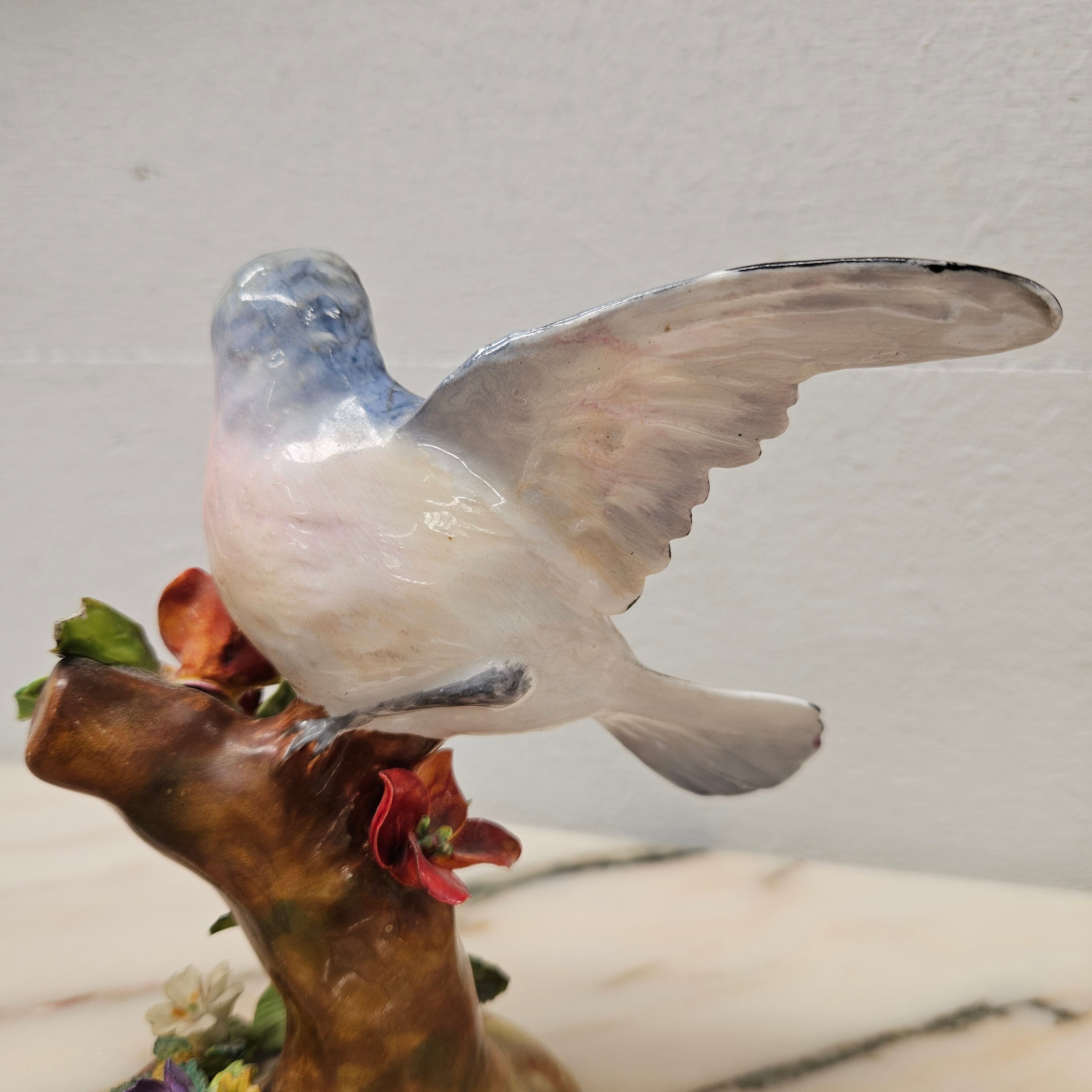 Crown Staffordshire Bird Figurine Signed J T Jones. | Antique & Vintage | Moonee Ponds Antiques | Australia Wide Delivery