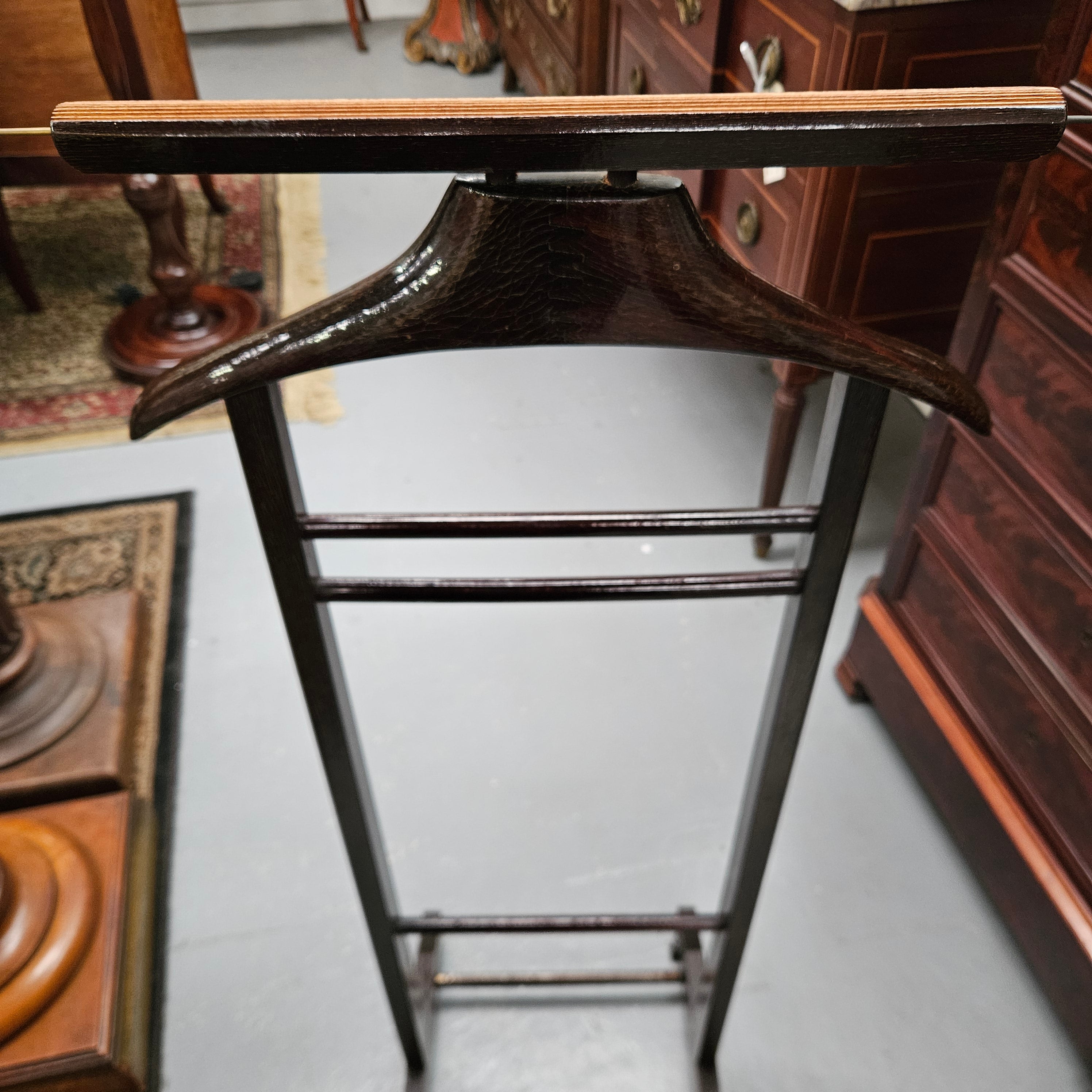 Italian Brevettato Gentlemens Valet Stand | Antique & Vintage | Moonee Ponds Antiques | Australia Wide Delivery