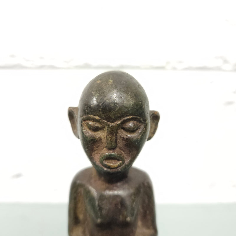 Unusual antique African bronze native figure. In good original condition. 