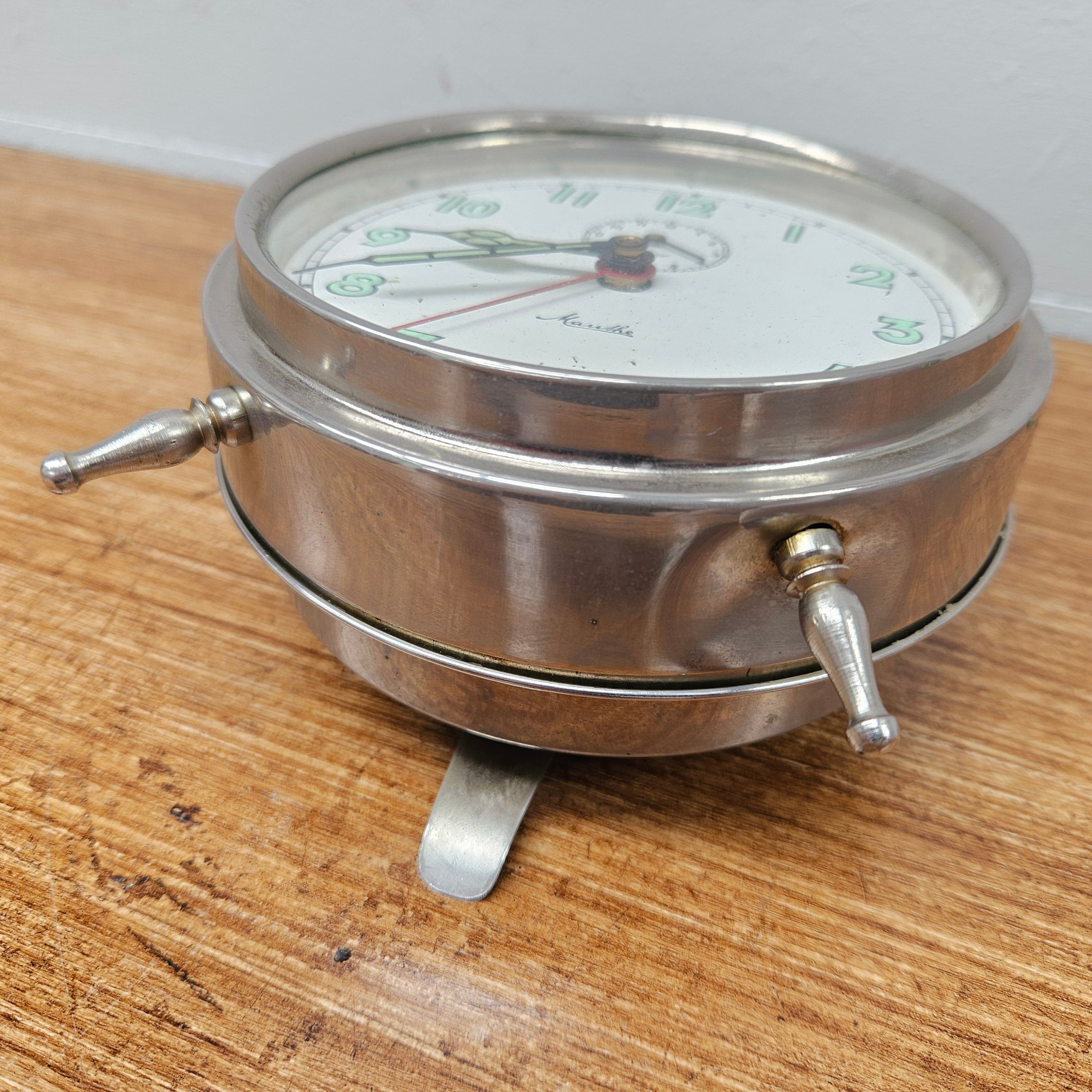 Vintage Mauthe German Alarm Clock | Antique & Vintage | Moonee Ponds Antiques | Australia Wide Delivery