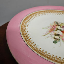 Antique Royal Worcester Hand Painted Comport