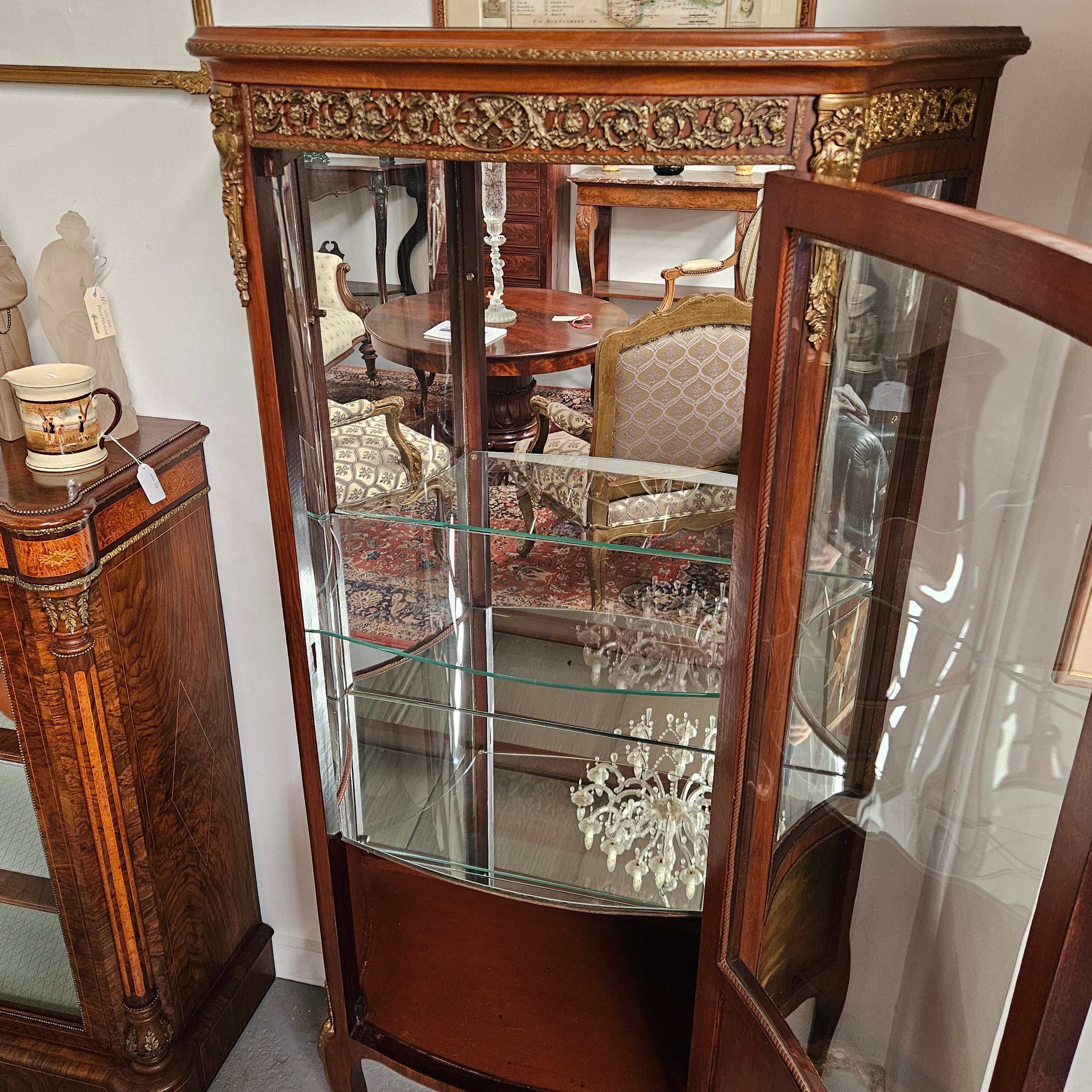 Vintage Louis XVth Style Vitrine | Antique & Vintage | Moonee Ponds Antiques | Australia Wide Delivery