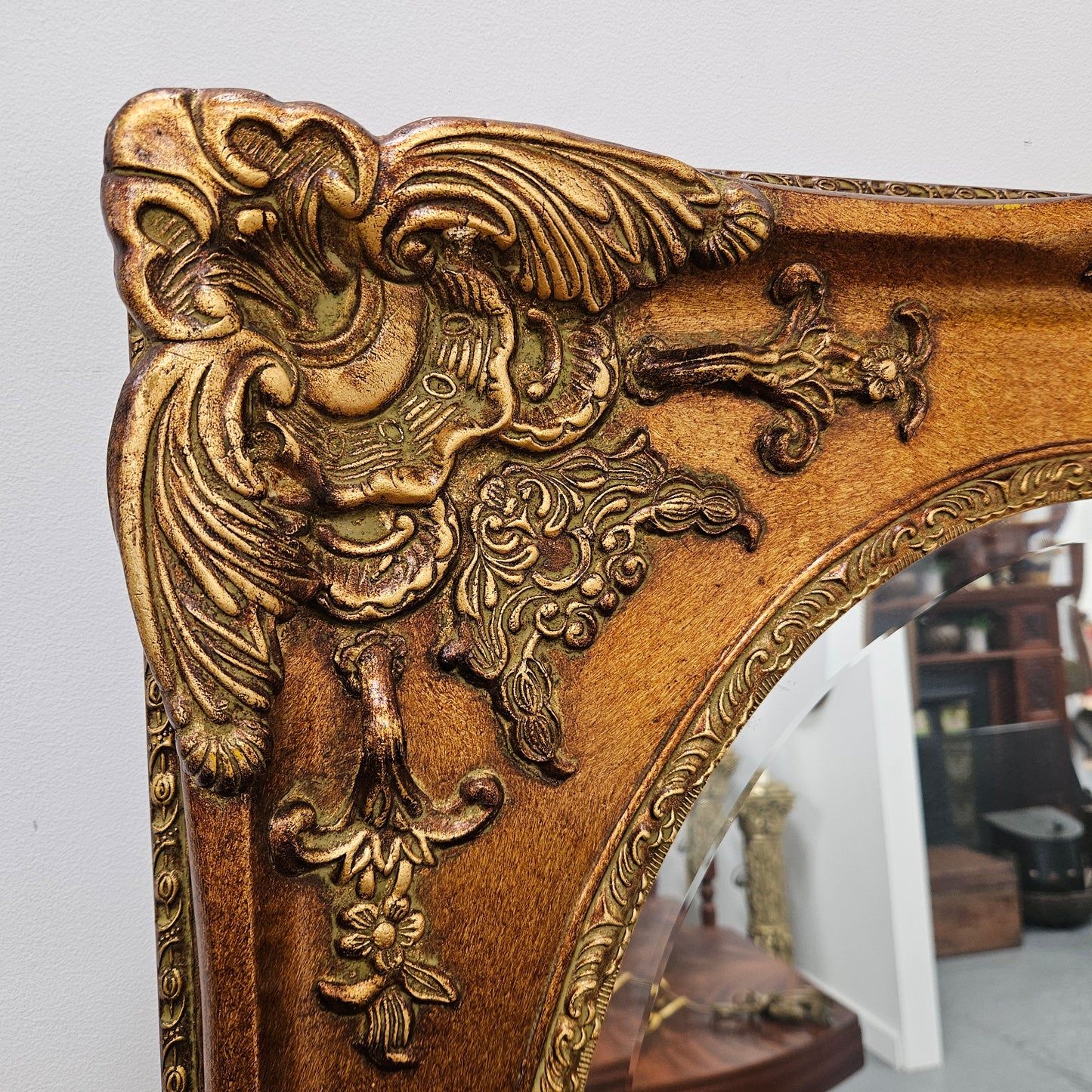 Vintage Decorative Gilt Mirror