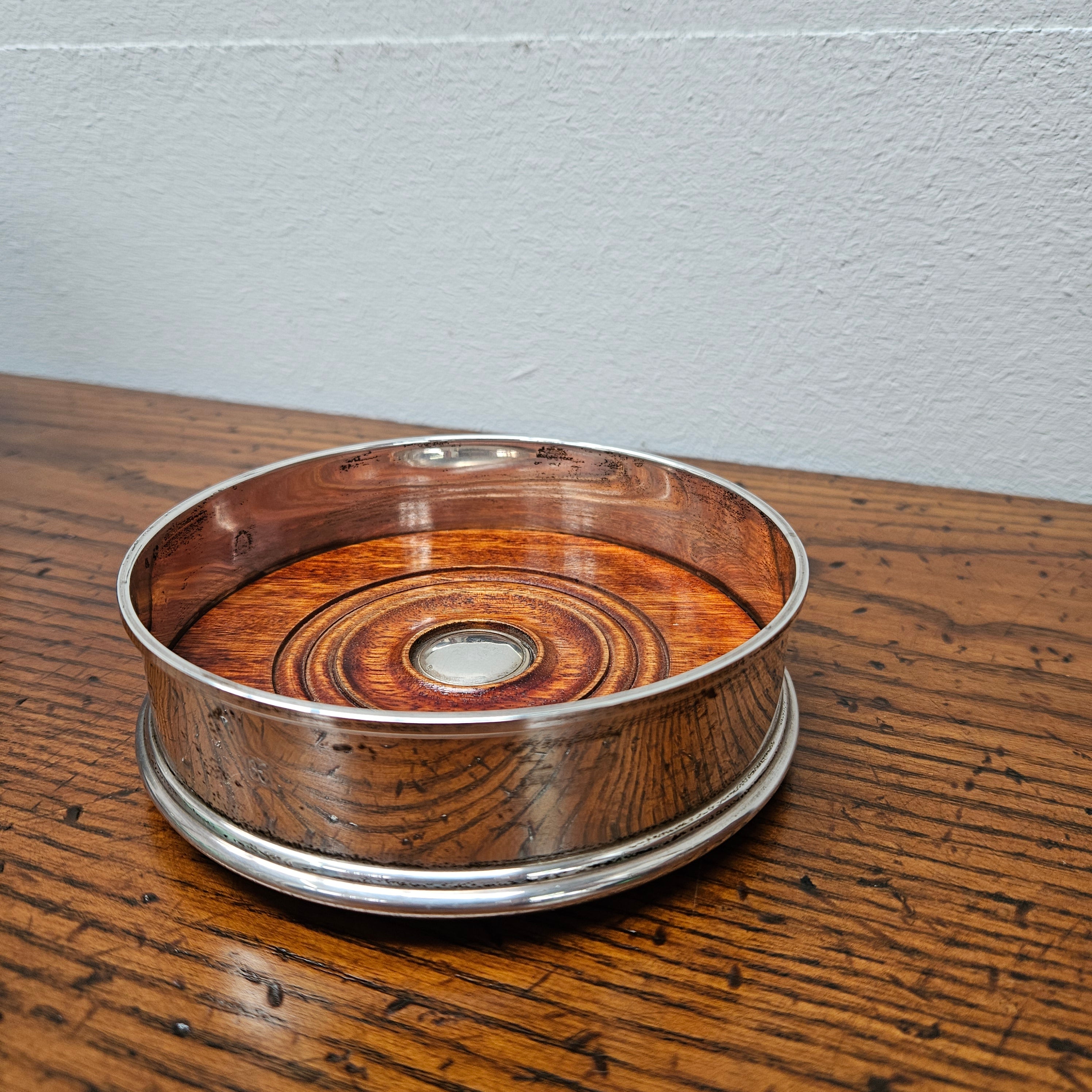 Vintage Hallmarked London Wine Coaster | Antique & Vintage | Moonee Ponds Antiques | Australia Wide Delivery