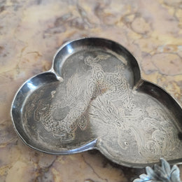 Chinese Export Silver Soy / Salt Dish