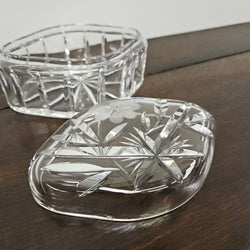 Vintage Crystal Lidded Box | Antique & Vintage | Moonee Ponds Antiques | Australia Wide Delivery