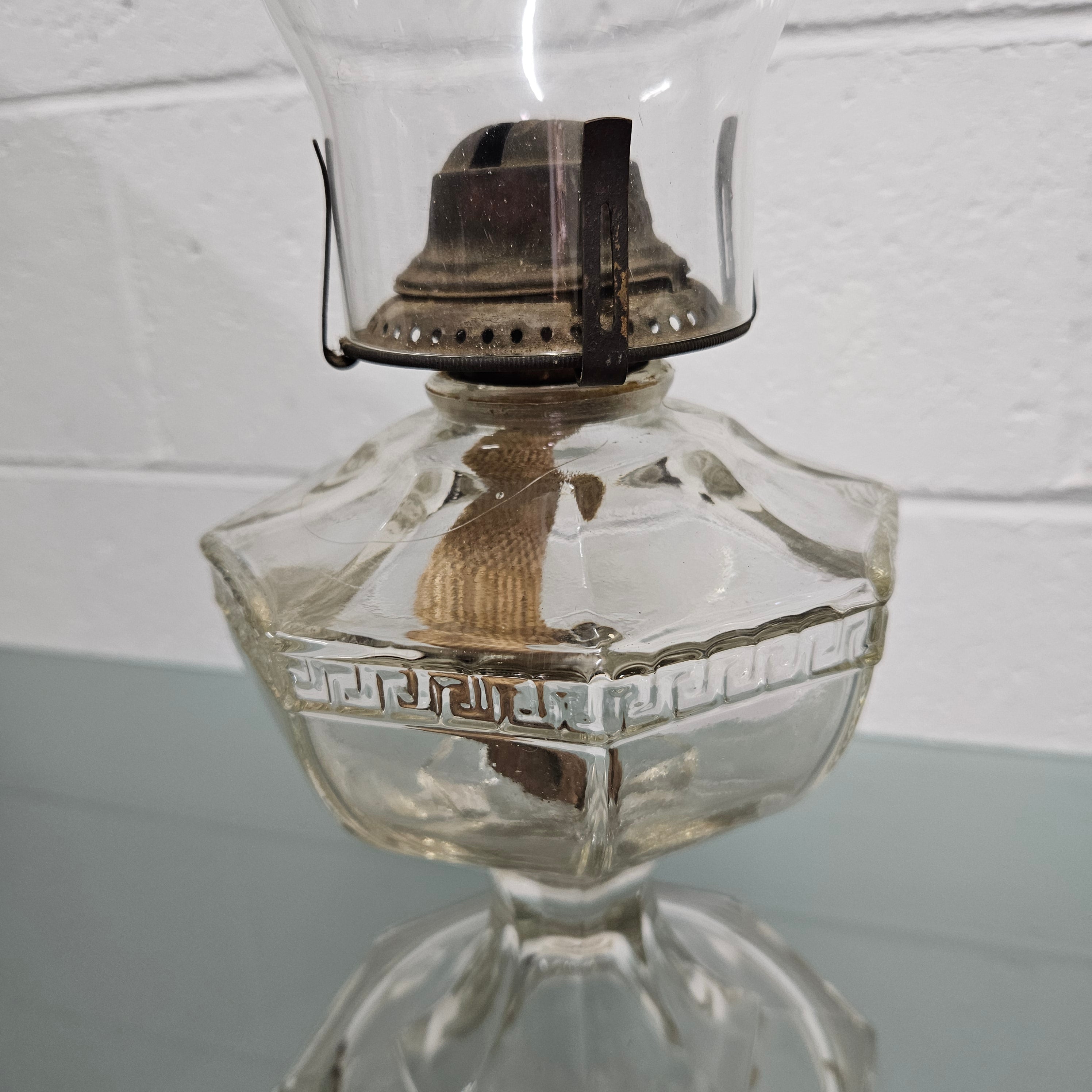 Vintage Clear Glass Kero Lamp | Antique & Vintage | Moonee Ponds Antiques | Australia Wide