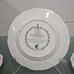 Vintage Set of 4 Seasons Brambly Plates