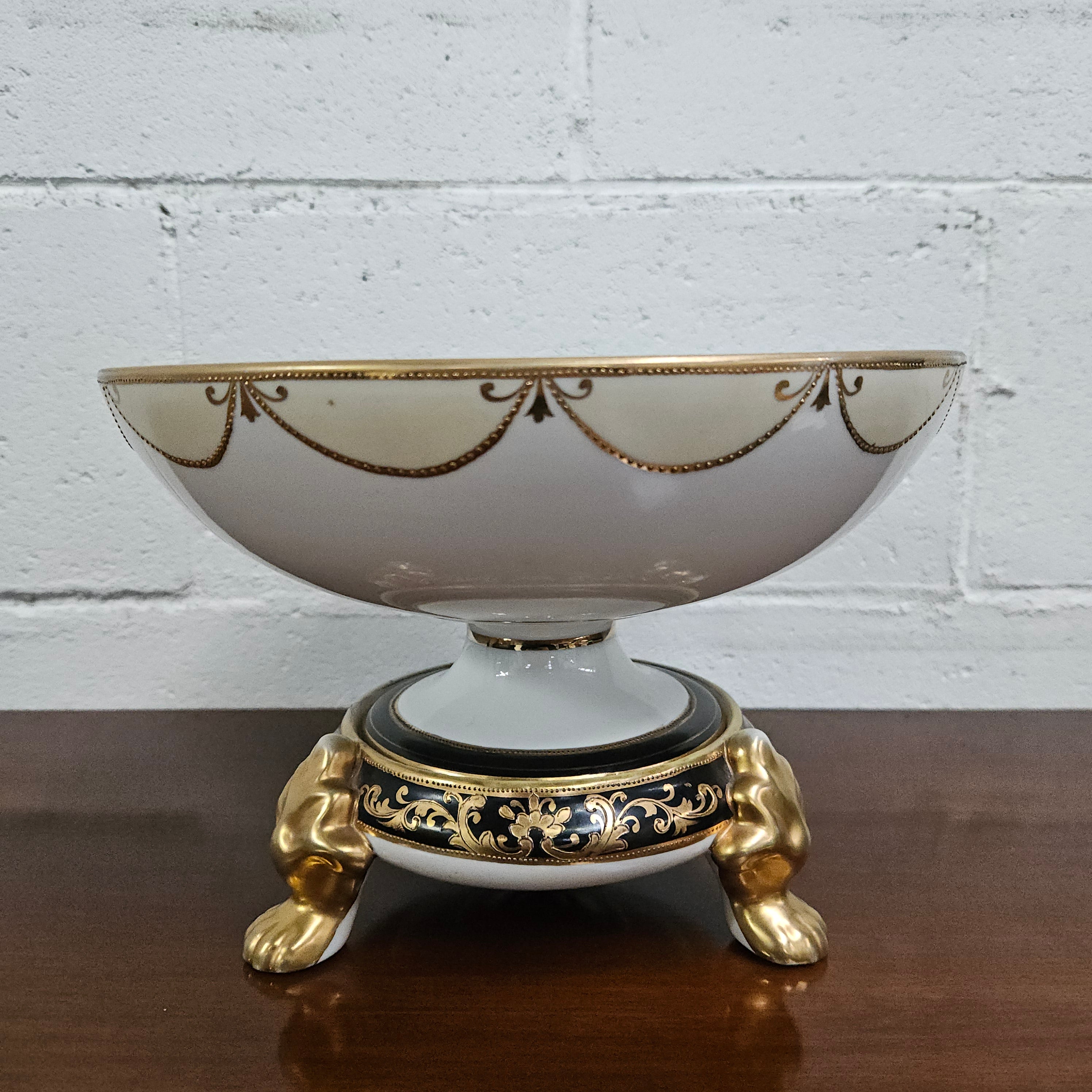 Noritake Antique Bowl on Stand | Antique & Vintage | Moonee Ponds Antiques | Australia Wide Delivery