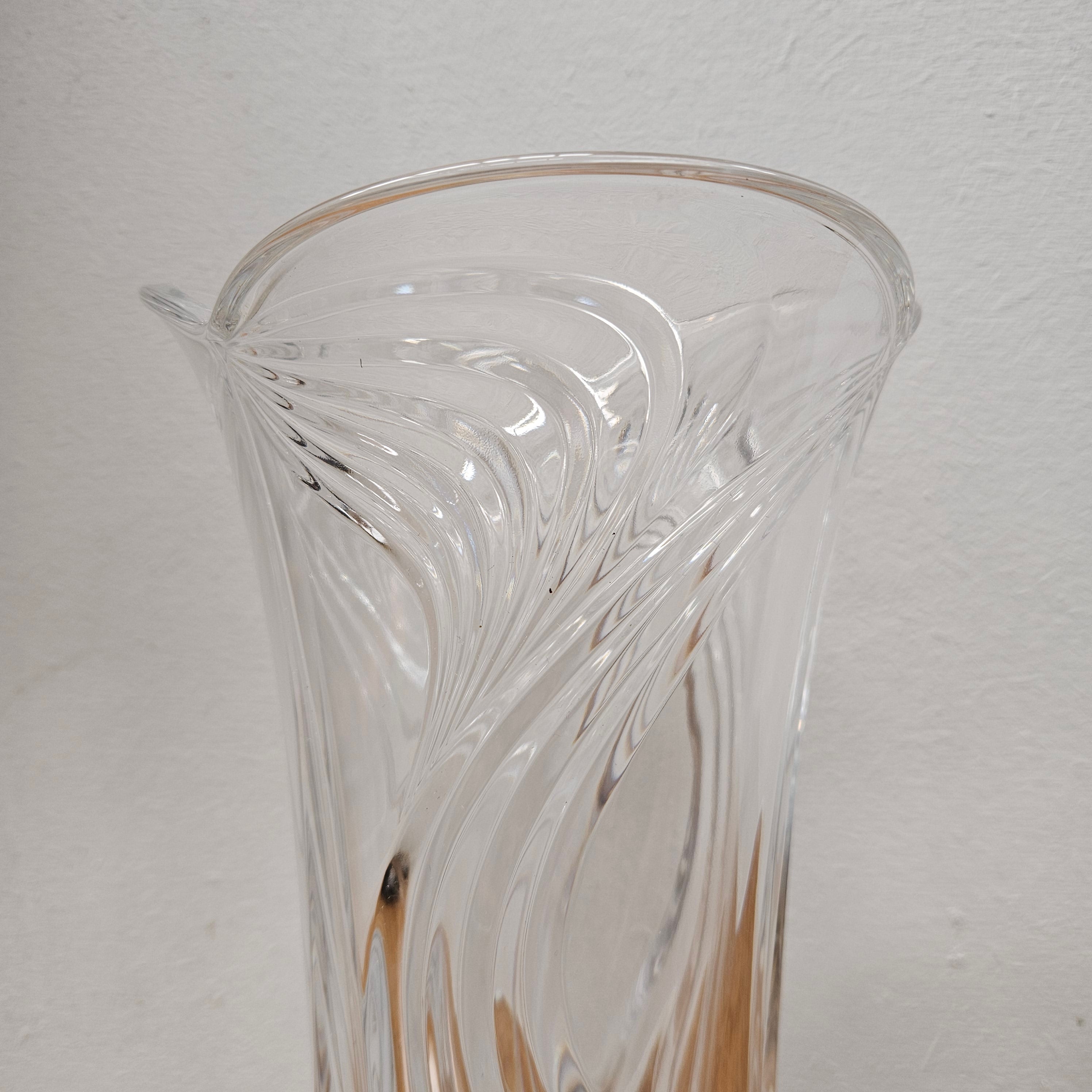 Vintage Swirl Design Crystal Vase | Antique & Vintage | Moonee Ponds Antiques | Australia Wide Delivery