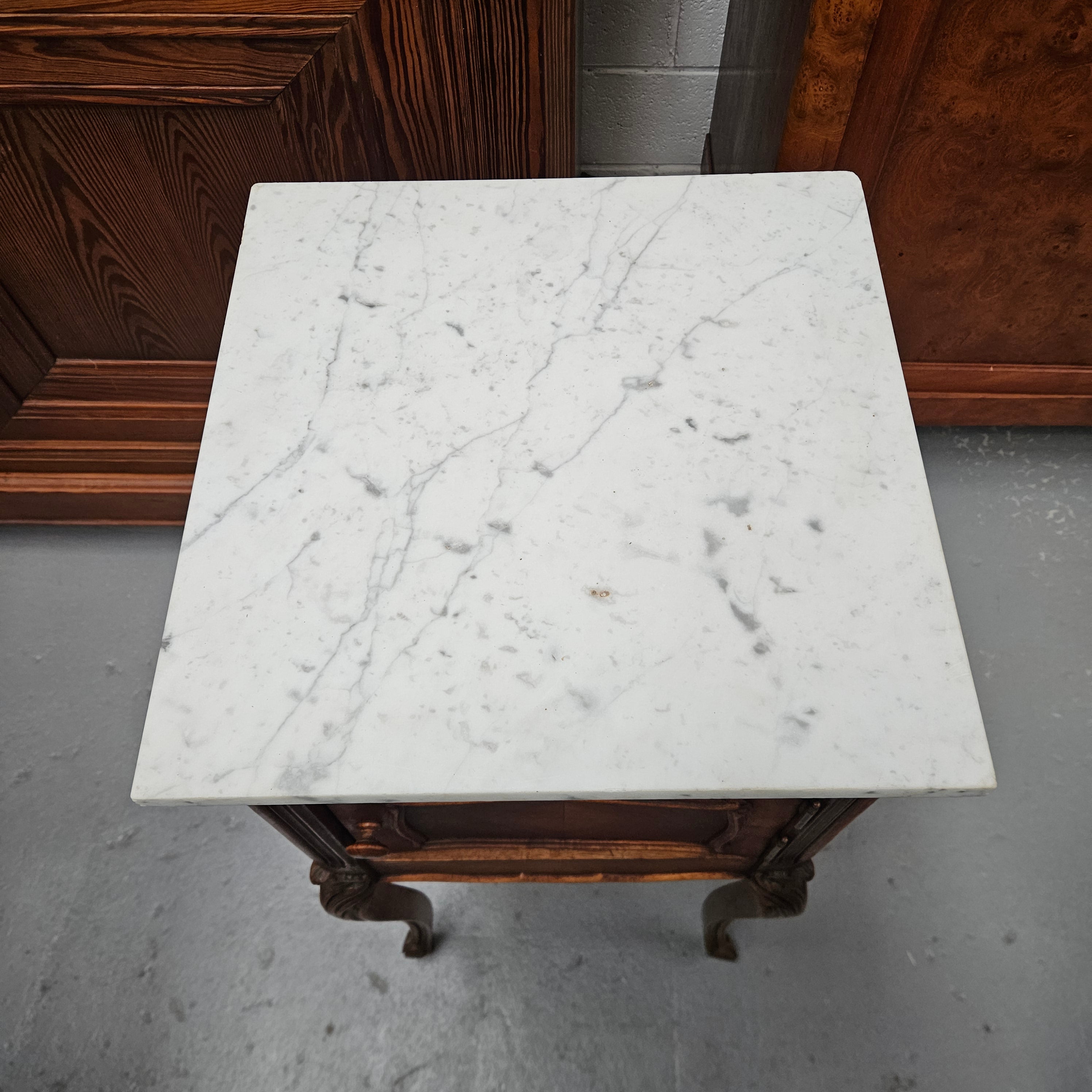Louis XV Style Marble Top Single Bedside | Antique & Vintage | Moonee Ponds Antiques | Australia Wide Delivery